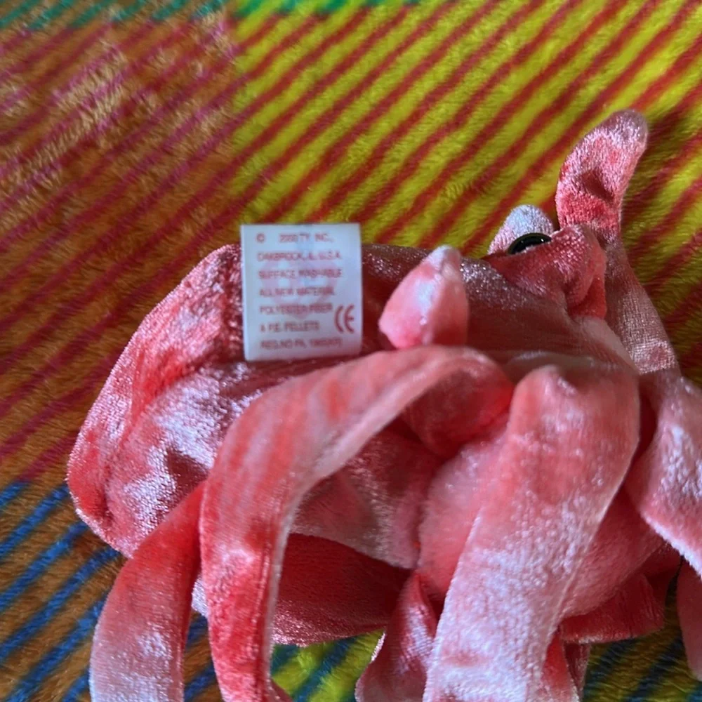 Ty 2000 Wiggly the Octopus Beanie Baby